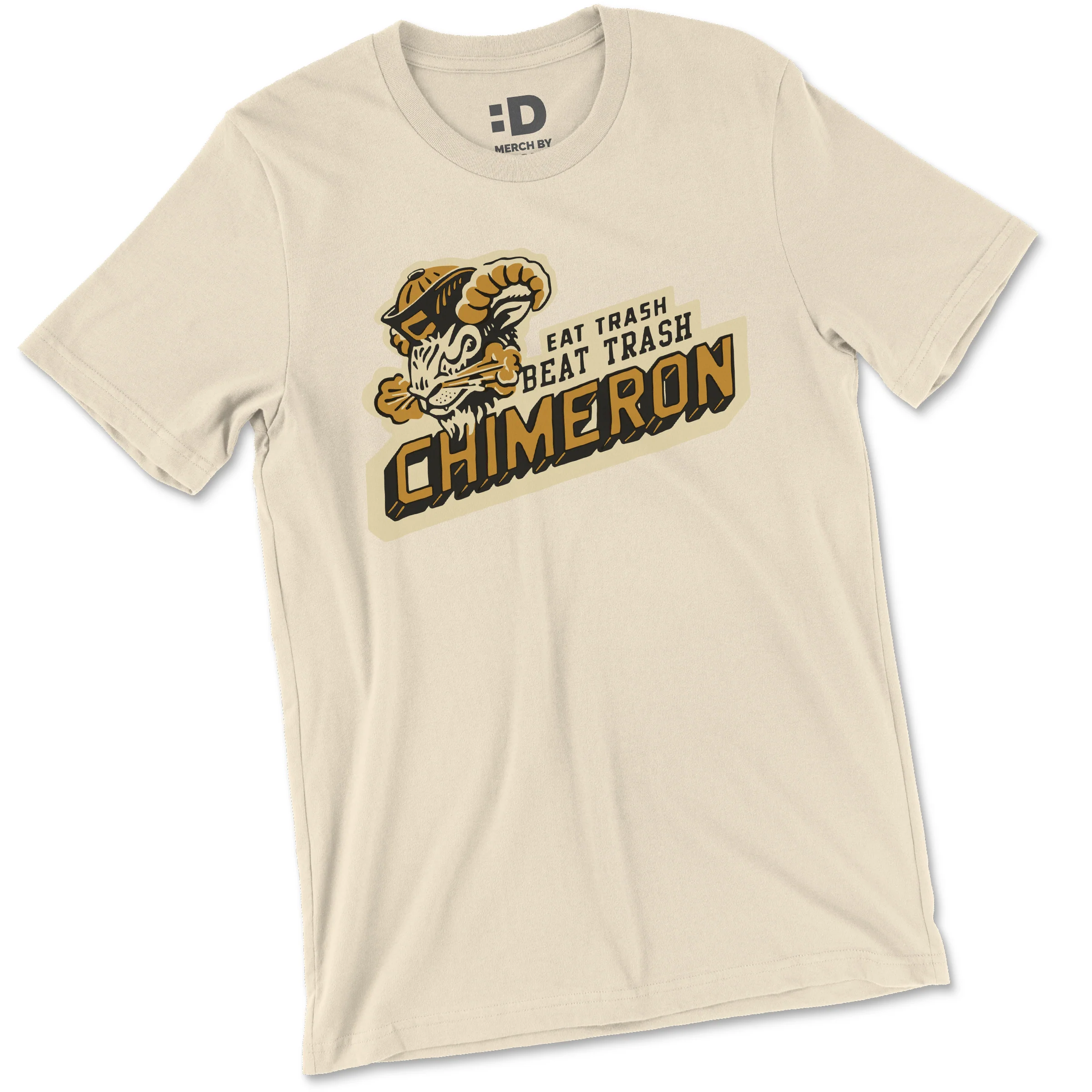 Dimension 20 Chimeron Eat Trash Beat Trash T-Shirt - Image 3