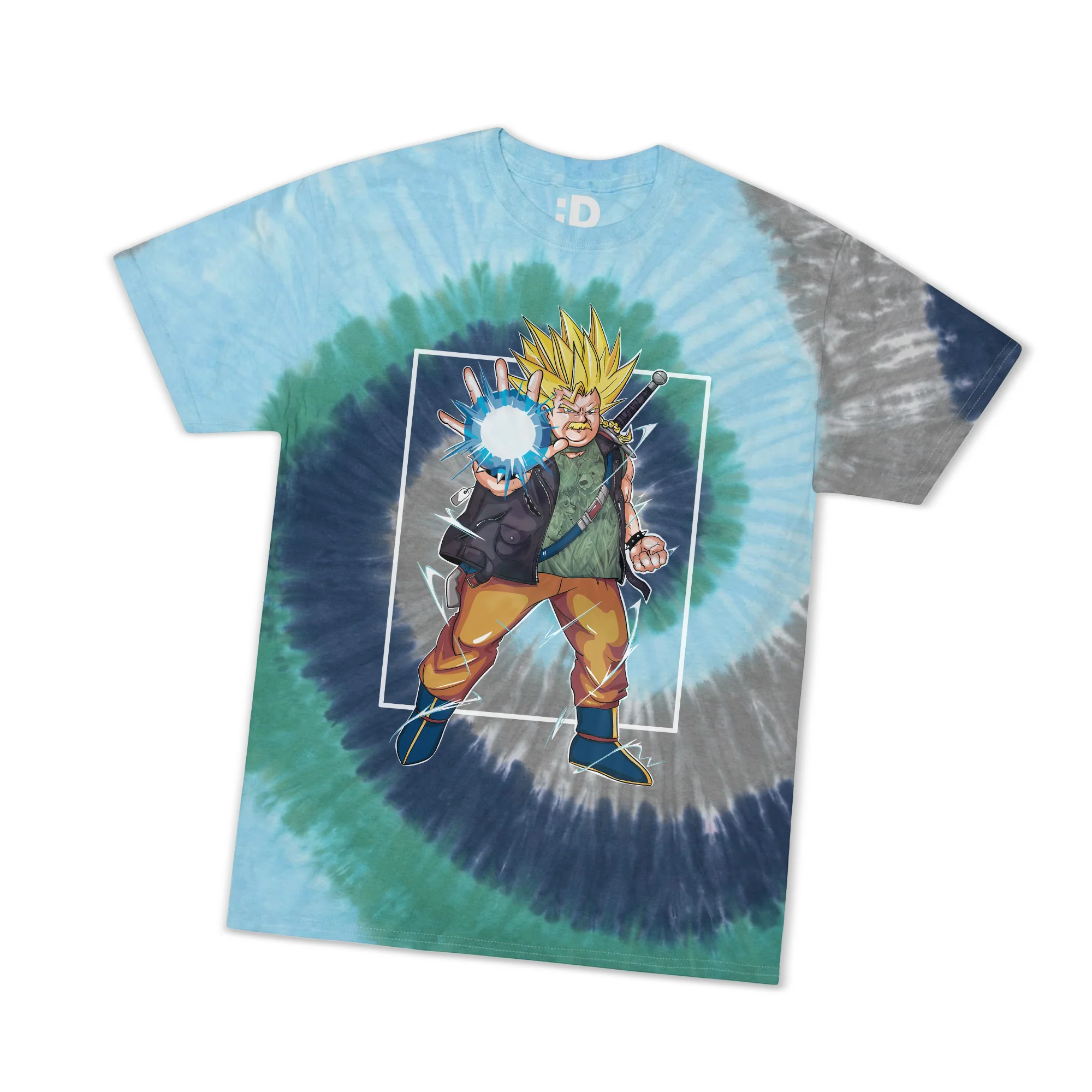 Super Saiyan Jacob Tie Dye T-Shirt - Image 4